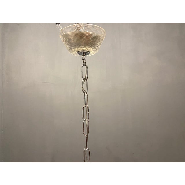 Large Venetian Murano Glass Chandelier, 1960s For Sale - Image 11 of 15