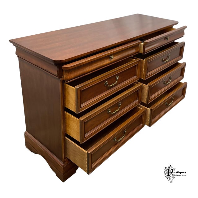 Vintage Lexington Henry Link Chez Michelle Collection Traditional Solid Cherry Dresser Chairish