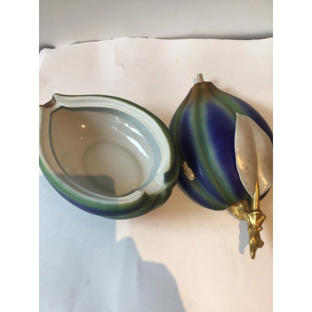 1980s Oggetti Mangani ceramic soup tureen.