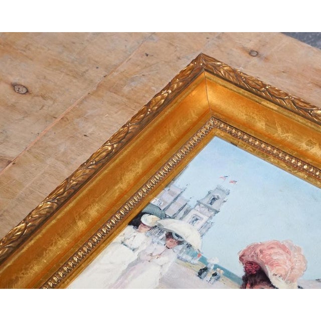 Alan Maley, Lady on Pier Print, Framed For Sale - Image 4 of 11