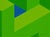 Green Austin Magruder Contemporary Lime Green & Blue Colorful Tessellated Geometric Abstract Painting, 2024 For Sale - Image 8 of 9