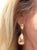 14k Yellow Gold Textured Drop Earrings For Sale In Tampa - Image 6 of 7