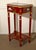 1980s Red Lacquer Chinoiserie Side Table, 1980s For Sale - Image 5 of 7