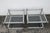 This beautiful Pair of Side Tables are made out of metal, and glass. The Tables have Hollywood Regency design, two tiers,...