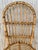Set of Five French Bamboo and Rattan French Sculptural Dining Chairs circa 1970 For Sale - Image 9 of 18