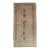 Turkish Mini Rug Oriental Hand Knotted Vintage Rug 1'10" x 3'6" #11654 For Sale