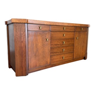 Mid Century Paul Frankl Cork Credenza For Sale