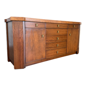 Mid Century Paul Frankl Cork Credenza