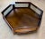 1970’s Mid Century Modern Lane Furniture Hexagonal Coffee Table, Smoked Glass Top For Sale - Image 12 of 12