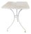 Square White Garden Table in Metal, 1950s For Sale