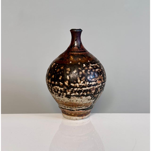 Studio Ceramic Art Single Flower Vase by Gillian Dodds, Australia, 1970s For Sale - Image 14 of 14