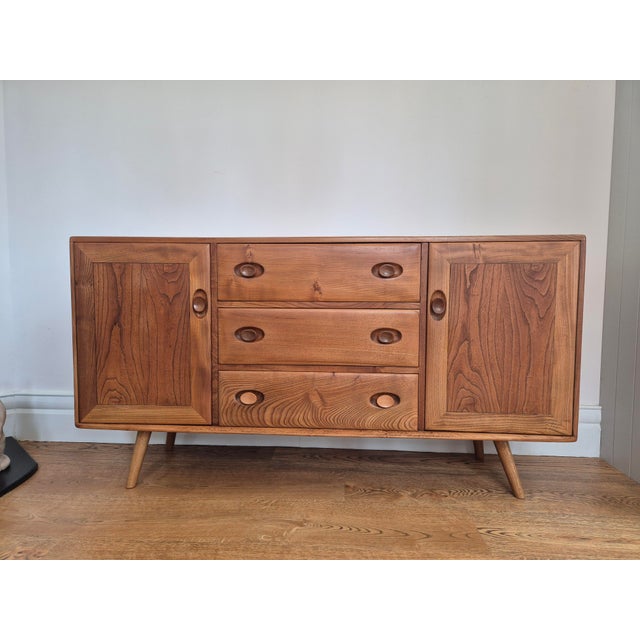 Mid-Century Modern Mid-Century Elm Sideboard from Ercol, 1970s For Sale - Image 3 of 18