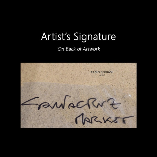 "Santa Cruz Market" Original Artwork by Fabio Coruzzi For Sale - Image 10 of 11