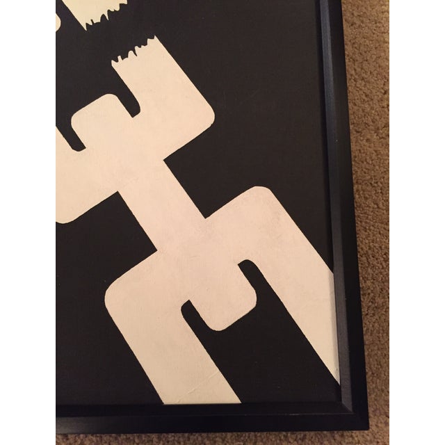 Vintage Broken Chain Framed Painting Chairish