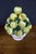 Ceramic Italian Ceramic Apple Fruit Centerpiece on Pedestal For Sale - Image 7 of 8