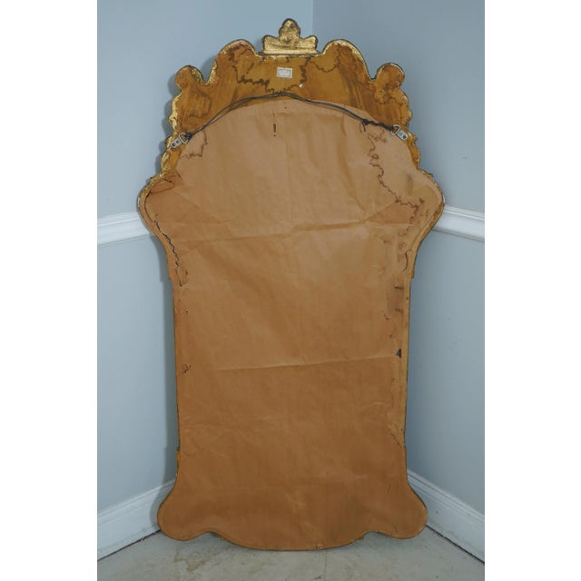 Labarge Vintage Italian Gold Decorator Mirror For Sale - Image 11 of 12