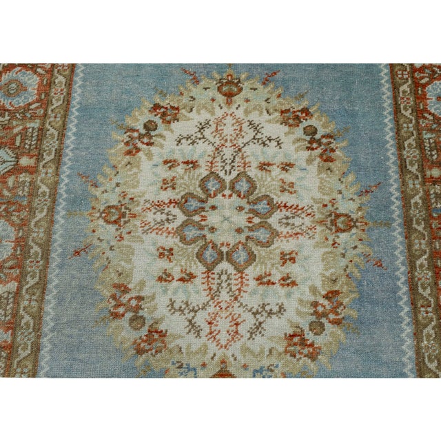 Turkish Oushak Rug 5'2" x 7' #17946 For Sale In Houston - Image 6 of 8