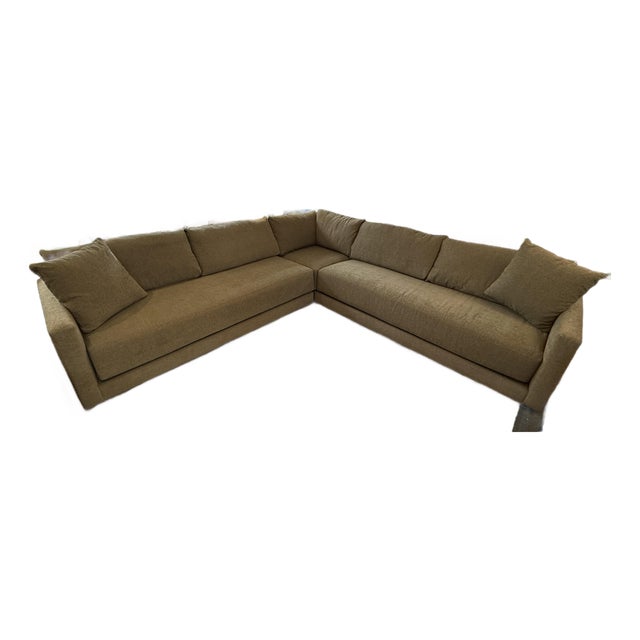 Crate & Barrel Gather Sectional Sofa For Sale
