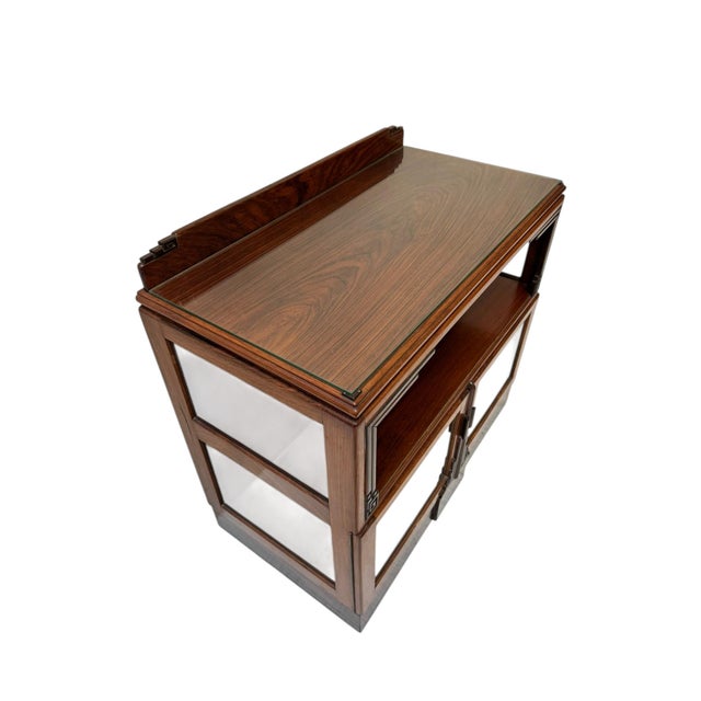 Vintage Amsterdam School Display Cabinet, 1920s For Sale - Image 4 of 11