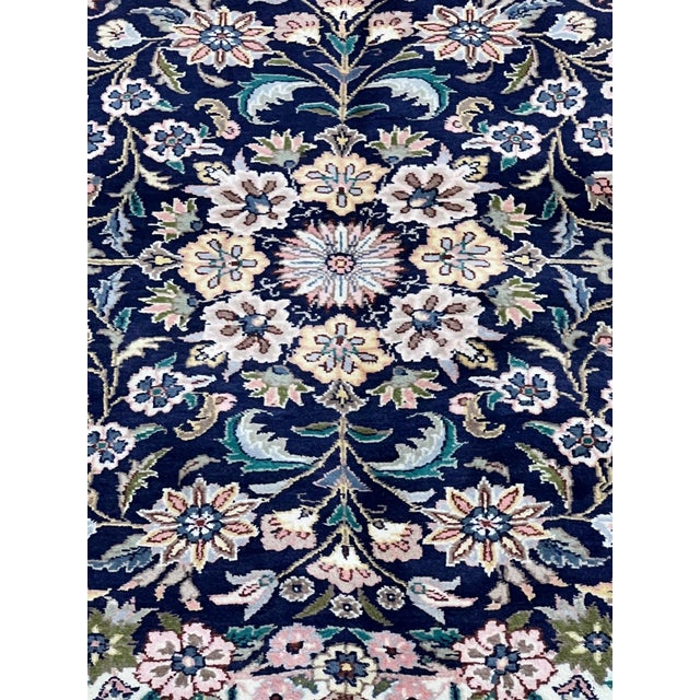 1980s Persian Tabriz Square Wool Rug 8’ X 8’ For Sale - Image 5 of 6