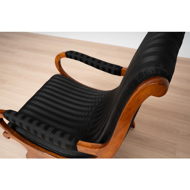 Antique German Biedermeier Cherrywood Chair, 1830s For Sale - Image 15 of 18