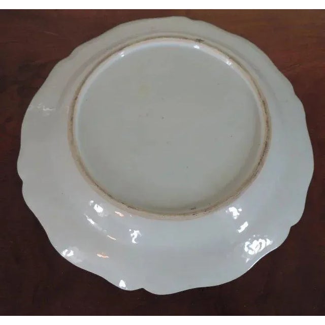 18th Century Chinese Porcelain Peacock in Garden Charger For Sale - Image 9 of 11