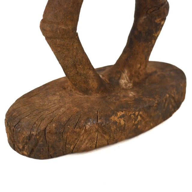 African Early 20th Century Dogon Wood Headrest Mali For Sale - Image 3 of 8