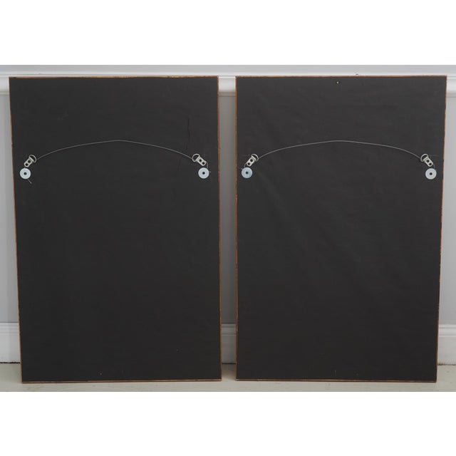 Gold Pair Silvano Grifoni Rectangular Gold Frame Mirrors For Sale - Image 8 of 8