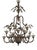 Smoked Murano Glass Chandelier by Simoeng For Sale