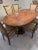 Grand Tour Eddi Rose Collection Burl Wood Oval Dining Table With Inlaid Detail & 6 Chairs - Set of 8 For Sale - Image 3 of 11