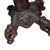 19th Century Anglo Indian Carved Bird & Serpent Wooden Blackwood Plant Stand For Sale - Image 10 of 10