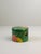 A stylish all original lidded container. The hand painted design is reminiscent of the paintings of Kandinsky.