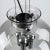 Silver Vintage Glass Ball Pendant Lamp from Limburg For Sale - Image 8 of 9