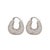 Sparkly Diamond Silver Fashion Earrings, A Pair For Sale - Image 9 of 9