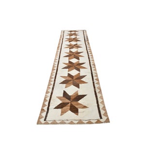 Kilim Beige Runner Rug For Sale