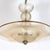 1930s Art Deco Signed Daum Frosted Rose-Hue Saucer-Form Pendant Chandelier For Sale - Image 13 of 18