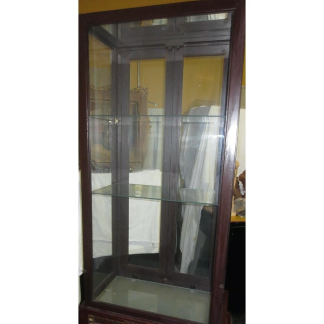 Chinese Buddhist Display Glass Cabinet Vintage 1980s' For Sale In New York - Image 6 of 12