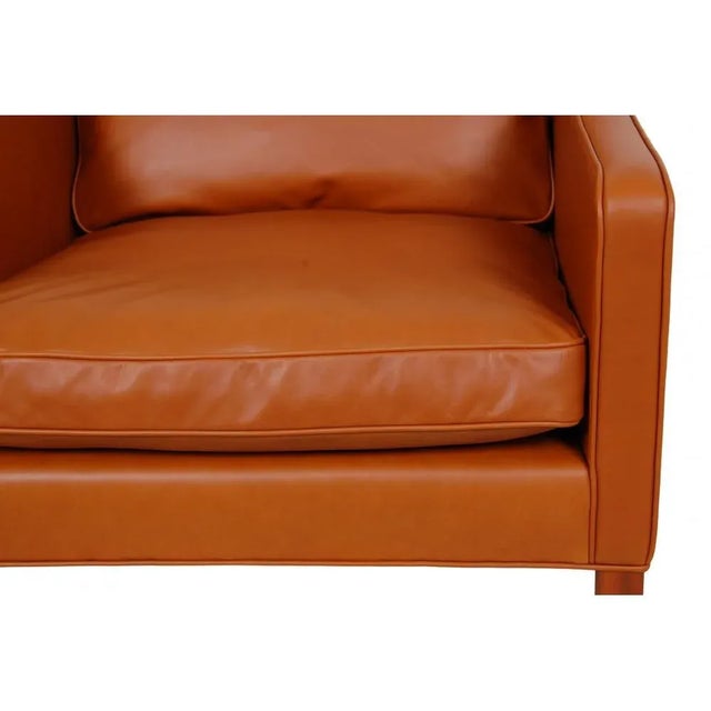 Model 2207 Lounge Chair in Walnut and Anilin Leather by Børge Mogensen for Fredericia For Sale - Image 6 of 11