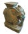 This stunning vintage ceramic garden seat features a beautifully sculpted elephant adorned in elaborate ceremonial dress....