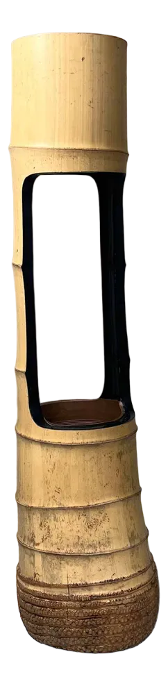 Vintage Bamboo Ikebana Ni-Ju-Gir" Vase, Japan, 1950s