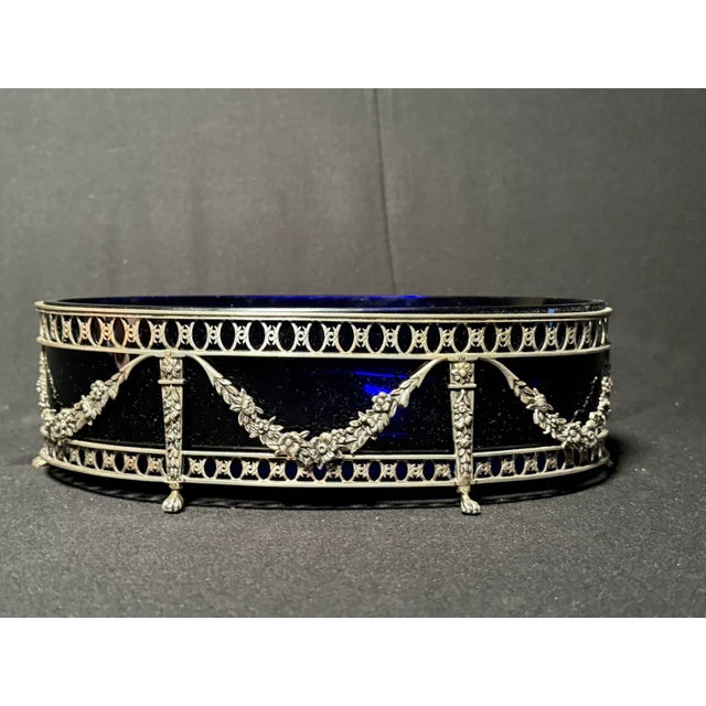 19thC Dutch P. Spoelstra Louis XVI Silver Jardiniere Bowl For Sale - Image 12 of 12