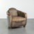 Cowhide Leather Aviator Club Armchair with Aluminium Finish For Sale - Image 13 of 13