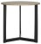 2020s Mid Modern Wood End Table, Oak & Black For Sale - Image 5 of 5