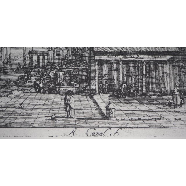 After Giovanni Antonio, Canal, View of the Church of San Giacomo Di Rialto in Venice, 1975, Photogravure For Sale - Image 5 of 6