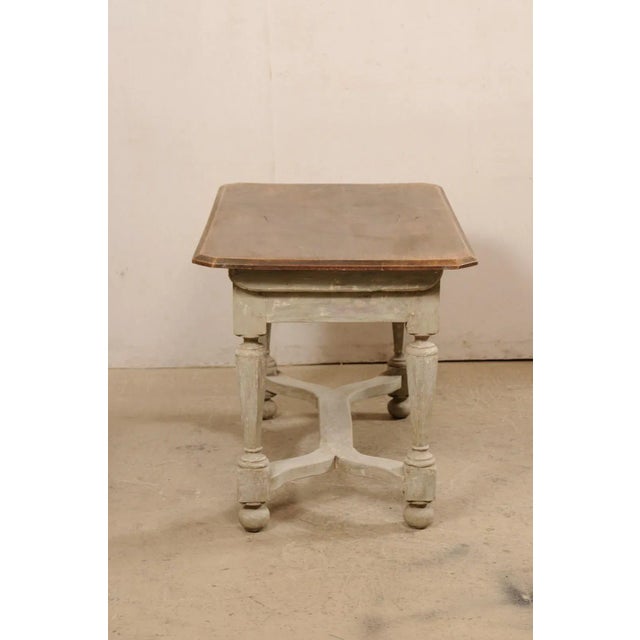 17th Century Swedish Period Baroque Carved Wood Table For Sale - Image 9 of 11