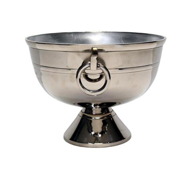 French Silver-Plated Champagne Cooler For Sale - Image 4 of 6