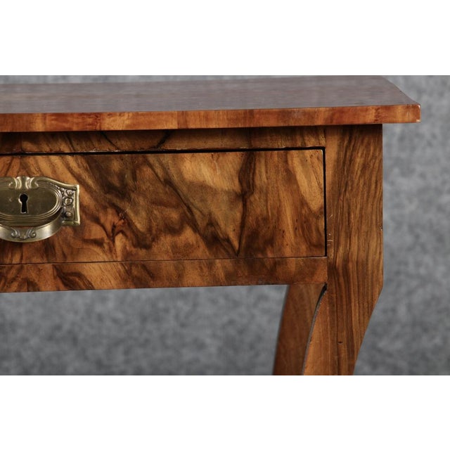 Small Antique Walnut Side or Sewing Table, 1840s For Sale - Image 12 of 18