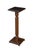 Victorian Bombay Company Victorian Revival Mahogany Sculpture Plant Stand Pedestal Table For Sale - Image 3 of 17