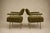 Brazilian Modern Pair of Armchairs in Aged Brass & Olive Green Mohair by Joaquim Tenreiro, 1950s For Sale - Image 14 of 17