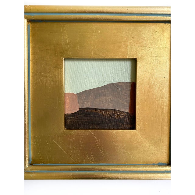 "Horizons" Pair of Framed Mini Paintings by Jessalin Beutler For Sale In Seattle - Image 6 of 6